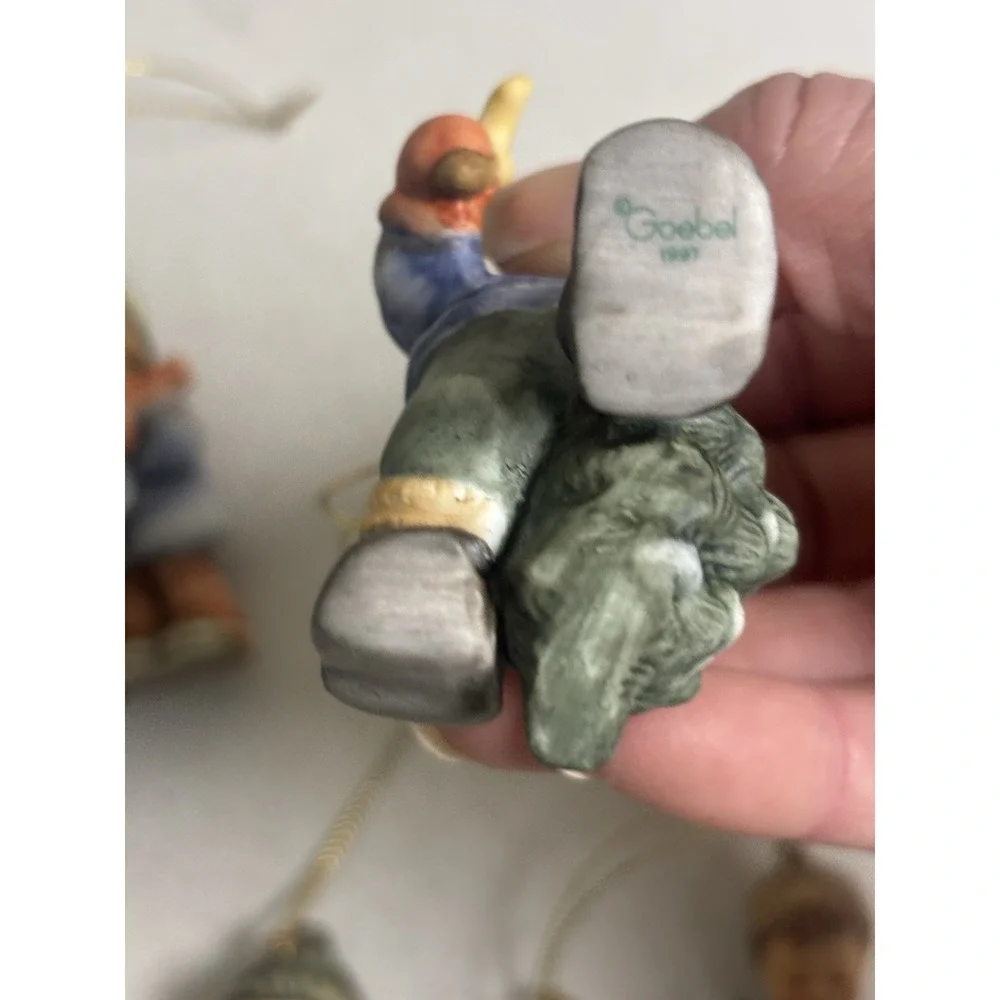 Berta Hummel Christmas Ornaments Figurines Goebel Set Of 14 1990's